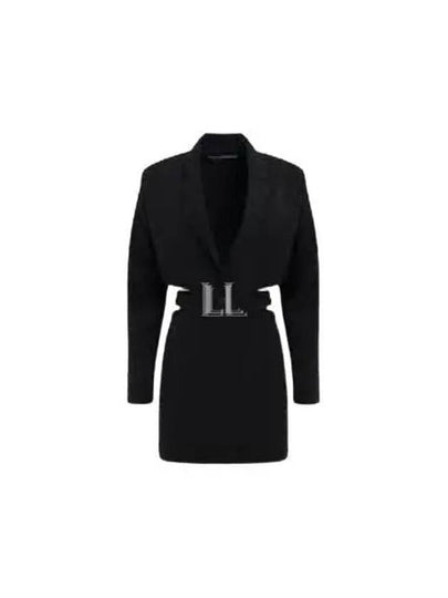 La Robe Bari Blazer Midi Dress Black - JACQUEMUS - BALAAN 2