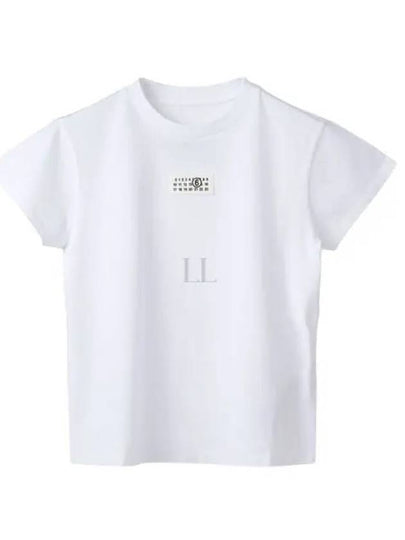 Logo Cotton Jersey Short Sleeve T-Shirt White - MAISON MARGIELA - BALAAN 2