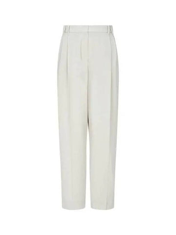 Women s Two Tuck Wool Blend Pants Light Beige 271086 - BRUNELLO CUCINELLI - BALAAN 1