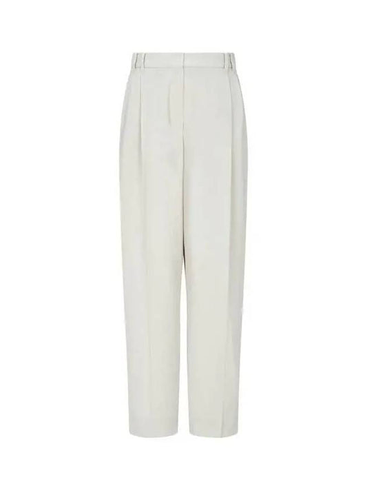 Women s Two Tuck Wool Blend Pants Light Beige 271086 - BRUNELLO CUCINELLI - BALAAN 1