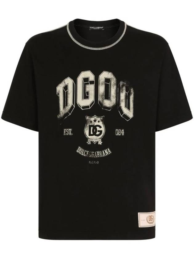 DG logo print cotton T shirt G8PN9TG7NWY - DOLCE&GABBANA - BALAAN 1