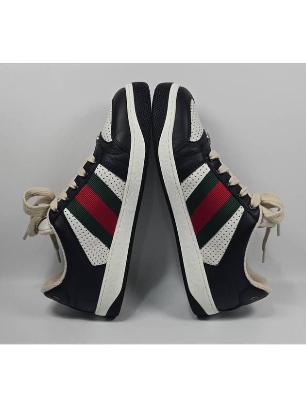 Screener leather sneakers 240 - GUCCI - BALAAN 4