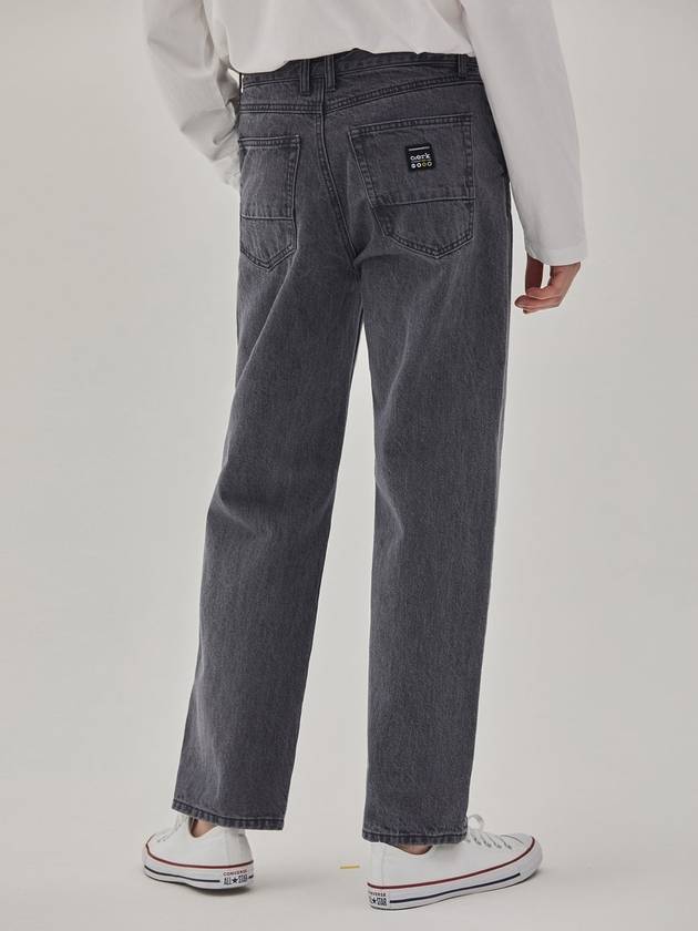 denim one tuck gray pants - CORK - BALAAN 4