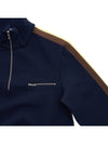 Quarter Zip Sweatshirt Navy - TORY BURCH - BALAAN 5