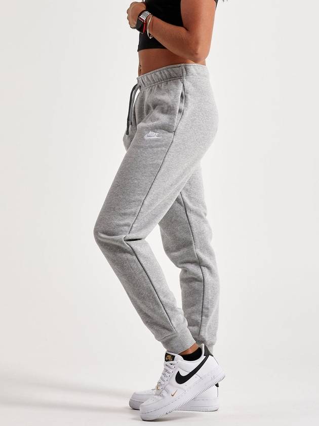 Women's Sportswear Club Fleece Mid-Rise Jogger Track Pants Grey - NIKE - BALAAN 3