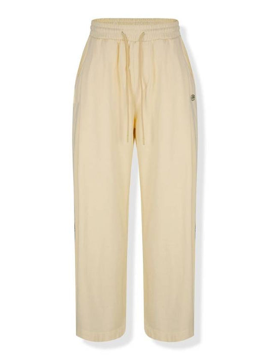 Unisex Wide Two-Tuck Sweatpants MLight Yellow - NUAKLE - BALAAN 2