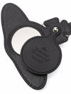 ORB logo mirror leather key holder black - VIVIENNE WESTWOOD - BALAAN.