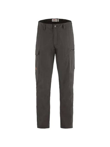 Men's Travellers MT Straight Pants Dark Grey - FJALL RAVEN - BALAAN 1