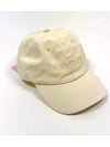 Nanushka cream embroidery logo ball cap NW21SSHT01371 - NANUSHKA - BALAAN 1