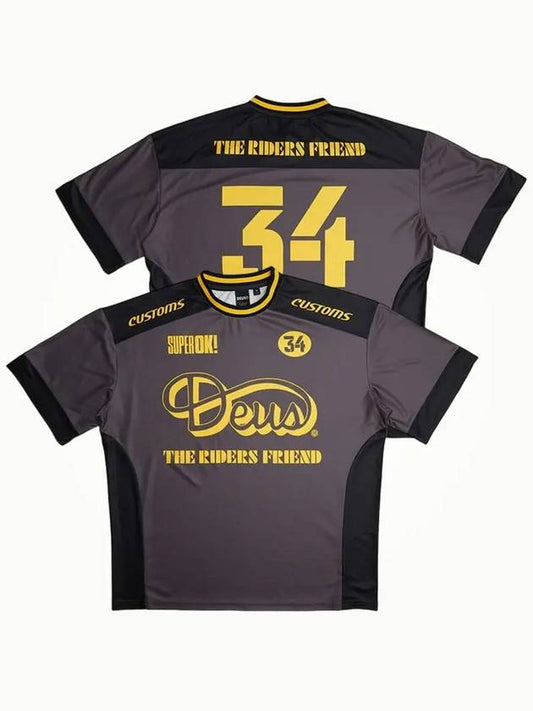 All sizes 24 season Deus Randy Moto short sleeve t shirt black DMP241414 - DEUS EX MACHINA - BALAAN 1