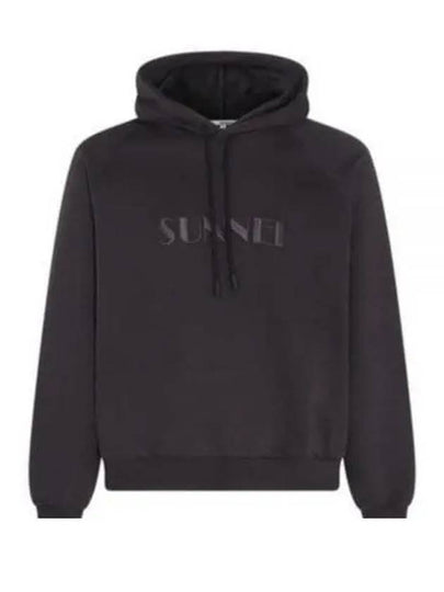 Embroidered Logo Hoodie Black - SUNNEI - BALAAN 2