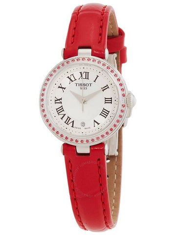 Tissot Bellissima Small Lady Quartz White Mother of Pearl Dial Watch T1260106611300 - TISSOT - BALAAN 1