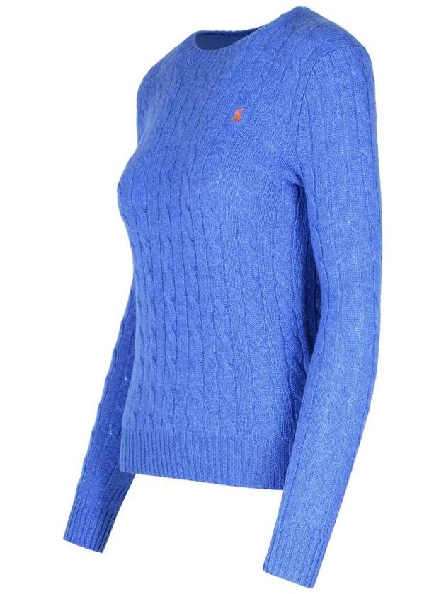 Polo Ralph Lauren 'Juliana' Blue Wool Blend Sweater - POLO RALPH LAUREN - BALAAN 2