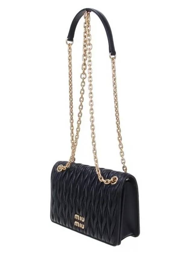 Materasse Nappa Leather Mini Bag Black - MIU MIU - BALAAN 3