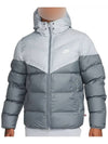 Primaloft Stormfit Windrunner Hooded Puffer Padding Smoke Grey - NIKE - BALAAN 2