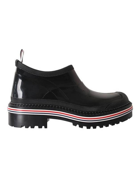 Women's Molded Rubber Garden Middle Boots Black - THOM BROWNE - BALAAN 1