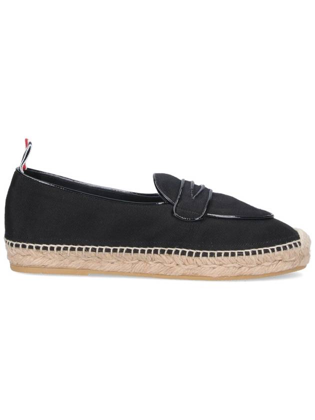 Grosgrain Varsity Penny Loafers Espadrilles Black - THOM BROWNE - BALAAN 2