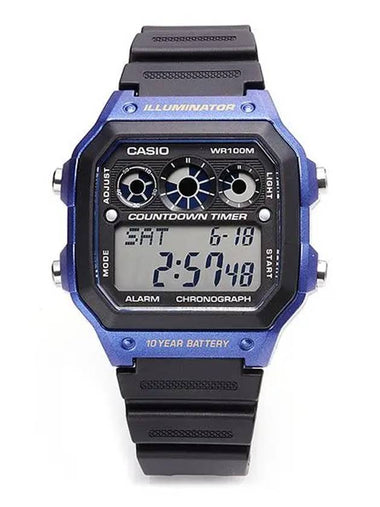 AE 1300WH 2AVDF 2A Digital Square Sports Men s Urethane Watch - CASIO - BALAAN 1