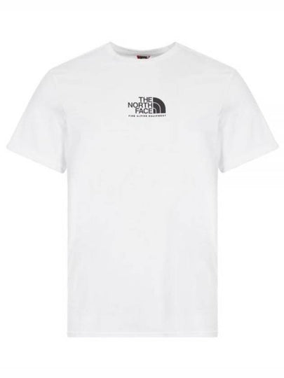 Men's Fine Alpine Equipment Cotton Short Sleeve T-Shirt White - THE NORTH FACE - BALAAN 2