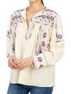 HT2231 22P041E 23EC Women s Embroidery Blouse - ISABEL MARANT - BALAAN 7