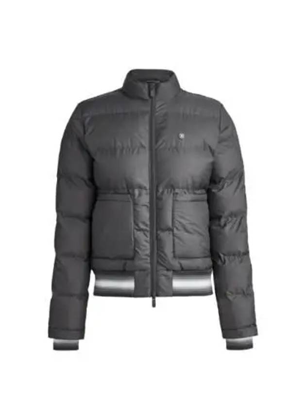 Women's Nylon Melange Padded Jacket Charcoal Heather Grey - G/FORE - BALAAN 2