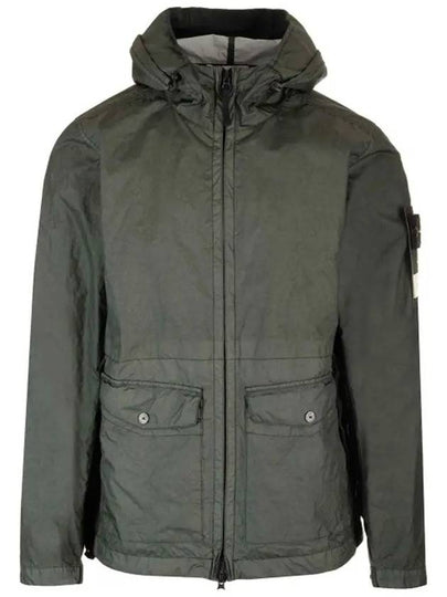 Membrana 3L TC Hooded Jacket Dark Green - STONE ISLAND - BALAAN 2