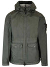 Membrana 3L TC Hooded Jacket Dark Green - STONE ISLAND - BALAAN 3