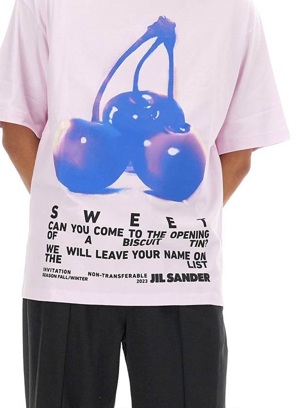 Slogan Print T-Shirt J21GC0131J20117 - JIL SANDER - BALAAN 5