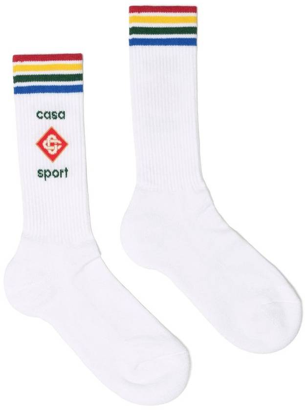 CASABLANCA UNISEX PRINTED SOCKS - CASABLANCA - BALAAN 2