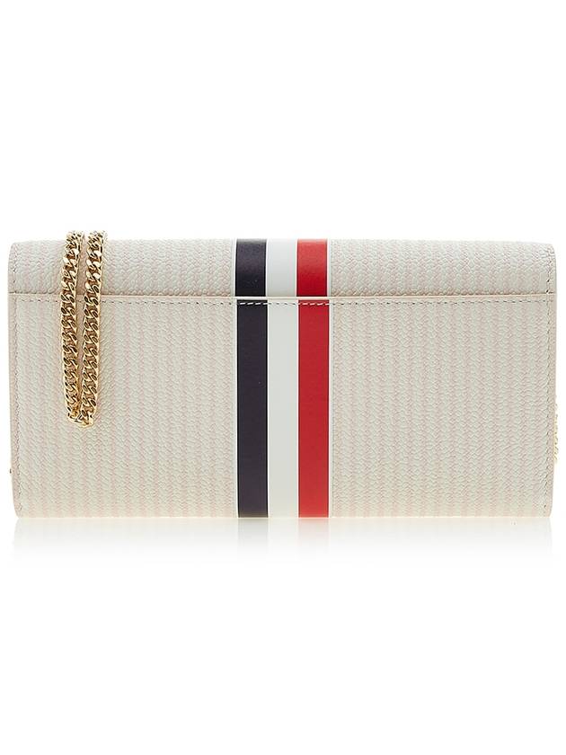 Flap Chain Shoulder Bag Pink Beige - THOM BROWNE - BALAAN 4