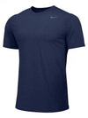 Team Legend Crew Sport Short Sleeve T-Shirt Navy - NIKE - BALAAN 2