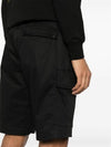 Metropolis Series Stretch Sateen Cargo Shorts Black - CP COMPANY - BALAAN 6