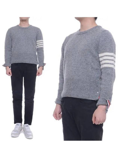 Diagonal Armband Knit Top Grey - THOM BROWNE - BALAAN 2