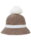 Corduroy Hat OF8422LBBEIGE - ONOFF - BALAAN 3