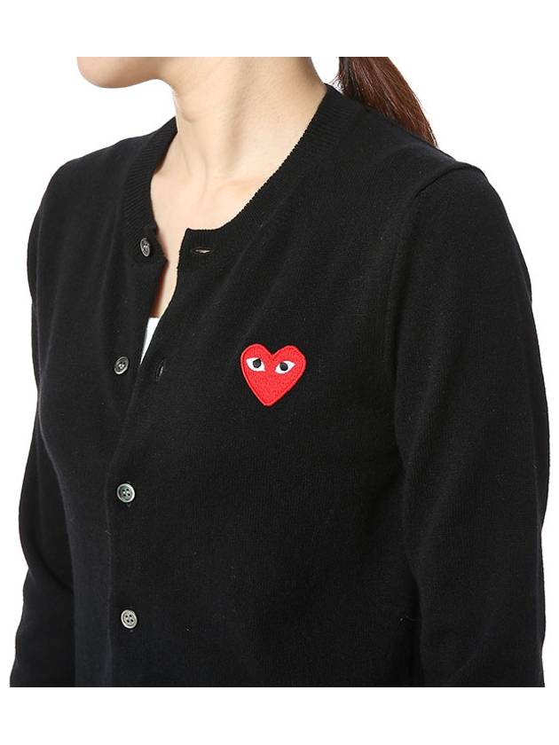 Comme des Gar ons Red Waffen Women s Cardigan AZ N007 051 1 - COMME DES GARCONS PLAY - BALAAN 8