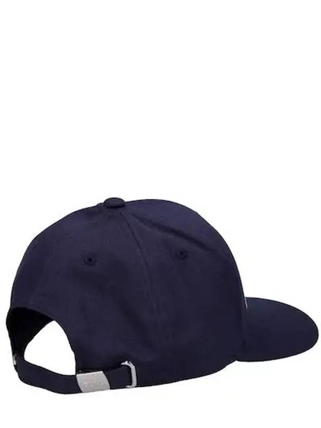 Boss SEVILE Seville front logo detail cotton cap hat navy - HUGO BOSS - BALAAN 4