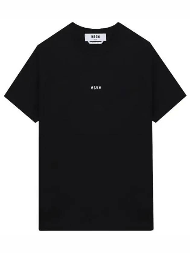 Micro Logo Short Sleeve T Shirt Women s Tee - MSGM - BALAAN 1