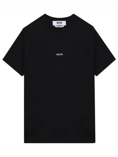 Micro Logo Short Sleeve T Shirt Tee - MSGM - BALAAN 1