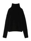 Canosa Wool Turtleneck Black - MAX MARA - BALAAN.