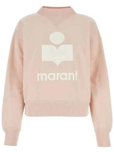 Moby Velvet Logo Sweatshirt SW0003FA A1M07E PREU - ISABEL MARANT - BALAAN 1