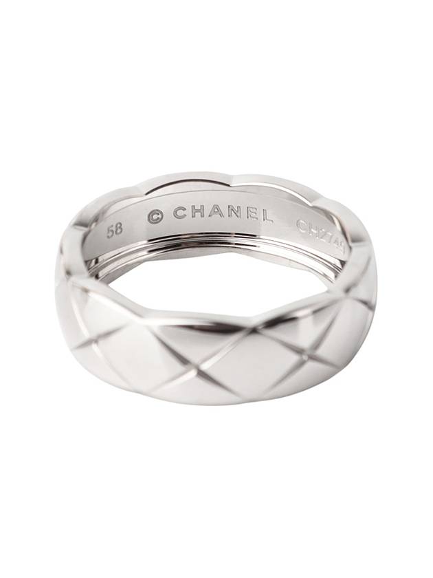 J10570 White Gold Coco Crush Small Ring No 58 34143 - CHANEL - BALAAN 5