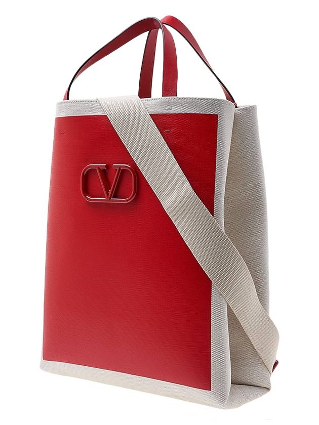 23 ss V Logo Signature Canvas Tote Bag Bag 2Y2B0B90ZKXUYV B0710239763 - VALENTINO - BALAAN.