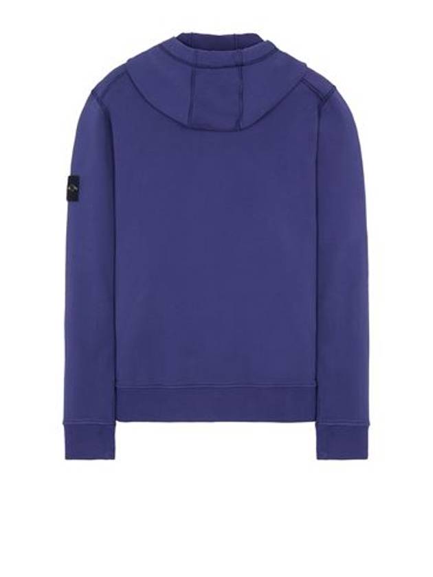 Men's Cotton Hooded Sweatshirt Royal Blue 64151 - STONE ISLAND - BALAAN 2