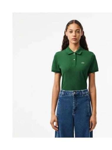 Women s 2 button regular fit polo shirt green - LACOSTE - BALAAN 1