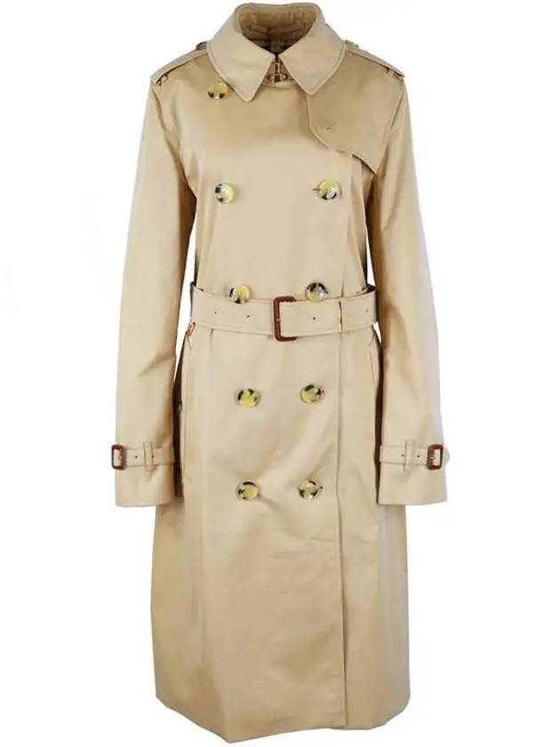 Women's Long Kensington Heritage Trench Coat Beige - BURBERRY - BALAAN 2