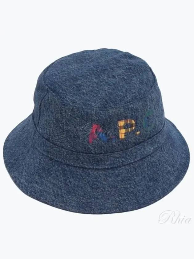 Bob Mark Logo Bucket Hat Blue - A.P.C. - BALAAN 2