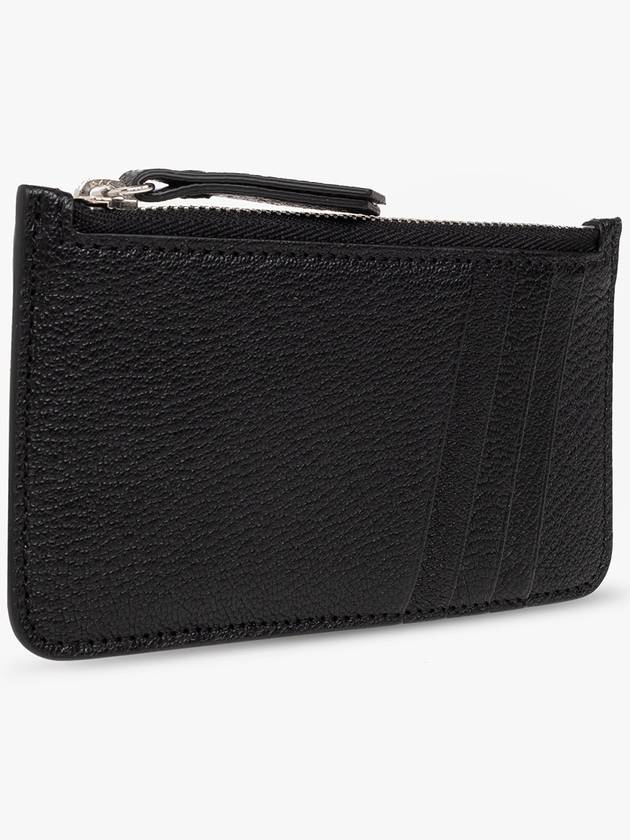 Stitch Zipper Card Wallet Black - MAISON MARGIELA - BALAAN 5