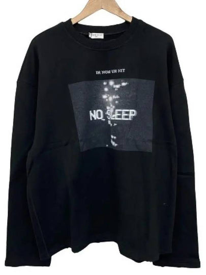 NUS19224 009 NO SLEEP Sweatshirt Black - IH NOM UH NIT - BALAAN 2