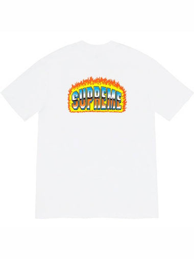 Chrome T shirt White Supreme Tee - SUPREME - BALAAN 1