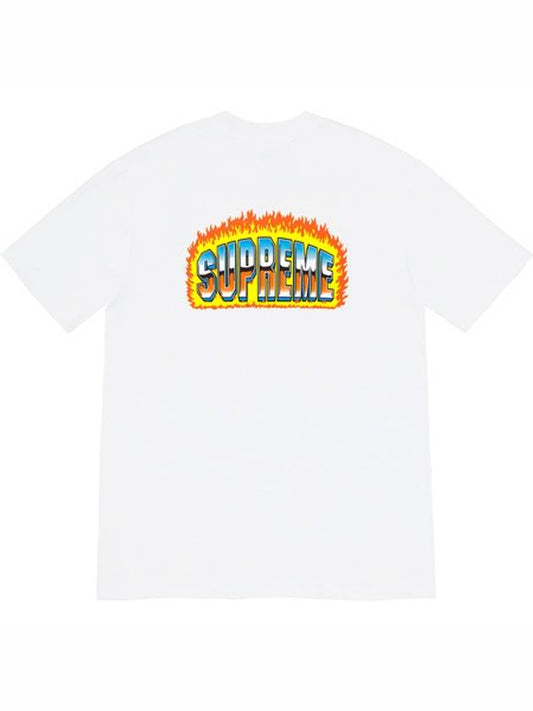 Chrome T shirt White Supreme Tee - SUPREME - BALAAN 1